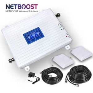 NETBOOST 3G/4G/5G MOBILE PHONE NETWORK BOOSTER & DATA COMPLETE KIT AREA COVERAGE 3000 SQ.FEET